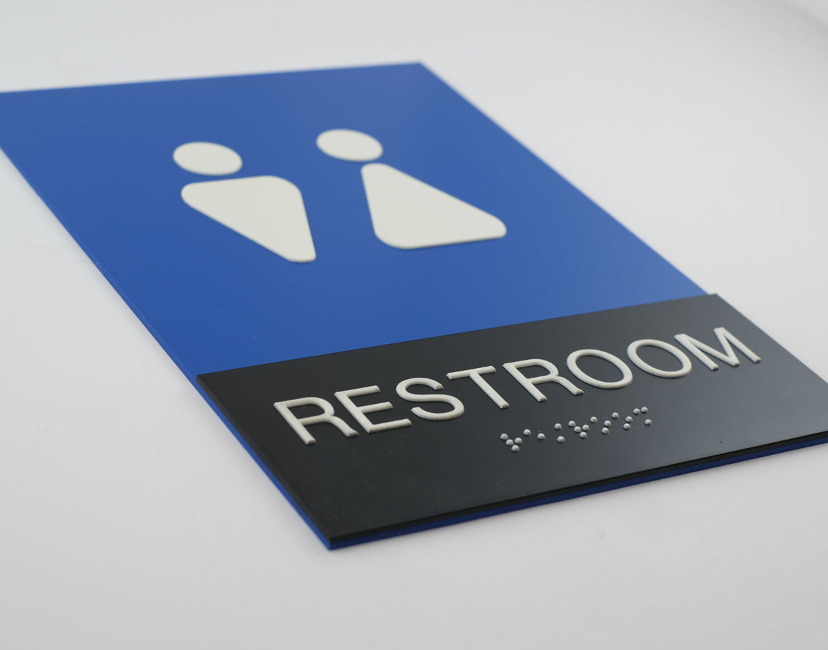 When you gotta go .. Make sure your Restroom Signs are Compliant ...